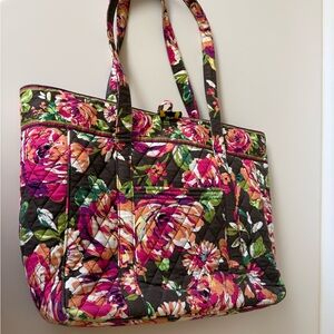 Vera Bradley Floral Quilted Tote Bag